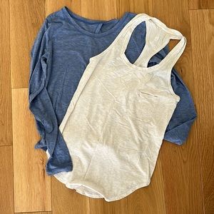 Two Lululemon Shirts || Size Small